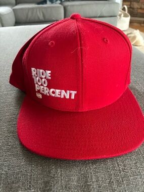 Men's Red Snapback Hat